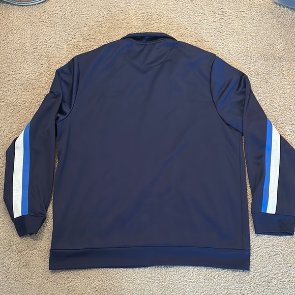 Club Room Performance Men’s Full Zip Activewear Track Jacket Dark Blue Size XXL - Picture 2 of 6